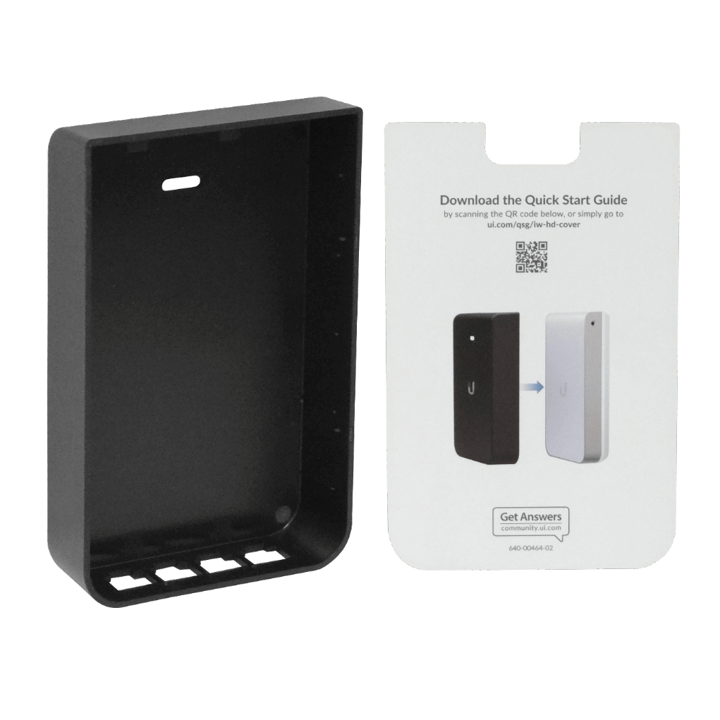 Cubierta Negra Ubiquiti IW-HD-BK - Diseño Negro, Reemplazo para UAP-IW-HD 4