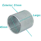 IMC 1-1/2-Pulg Copla Largo-48mm Hilo Interno 45/51mm-Diam-int/ext - Miniatura 1