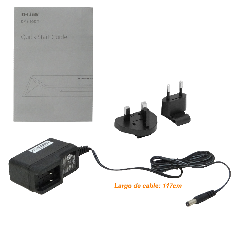 Switch D-Link DMS-106XT de 6 Puertos, Multigigabit, 45Gbps 4