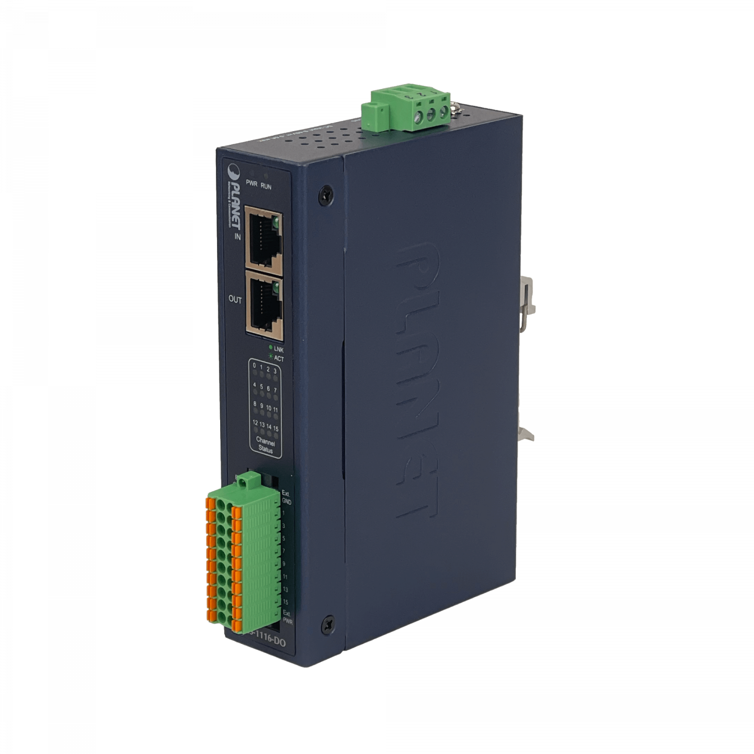 PLANET EtherCAT 16-Salidas I/O 2-RJ45 req9-48VDC 16-ch Digital Output 2