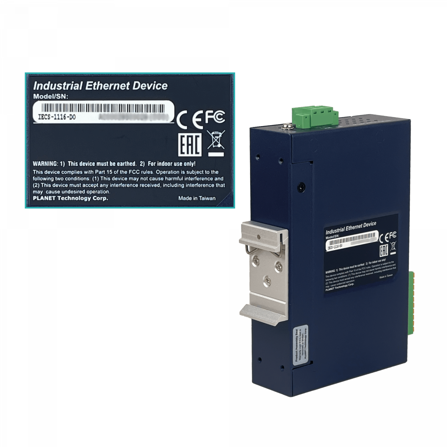 PLANET EtherCAT 16-Salidas I/O 2-RJ45 req9-48VDC 16-ch Digital Output 5