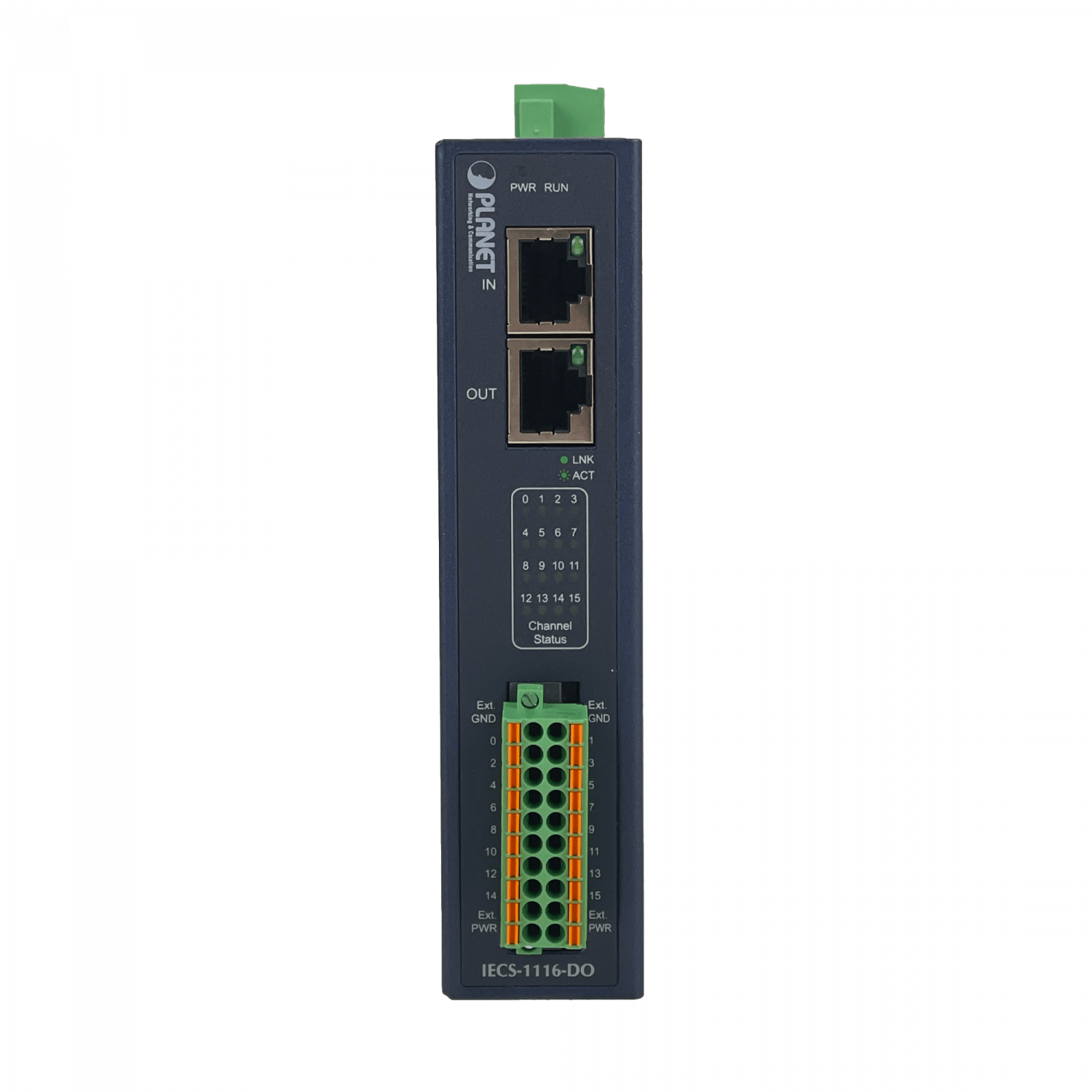 PLANET EtherCAT 16-Salidas I/O 2-RJ45 req9-48VDC 16-ch Digital Output 6