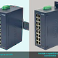 PLANET 16-100 Switch Industrial Riel-DIN no-Admin req/12-48VDC/24VAC - Miniatura 1