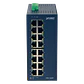 PLANET 16-100 Switch Industrial Riel-DIN no-Admin req/12-48VDC/24VAC - Miniatura 4