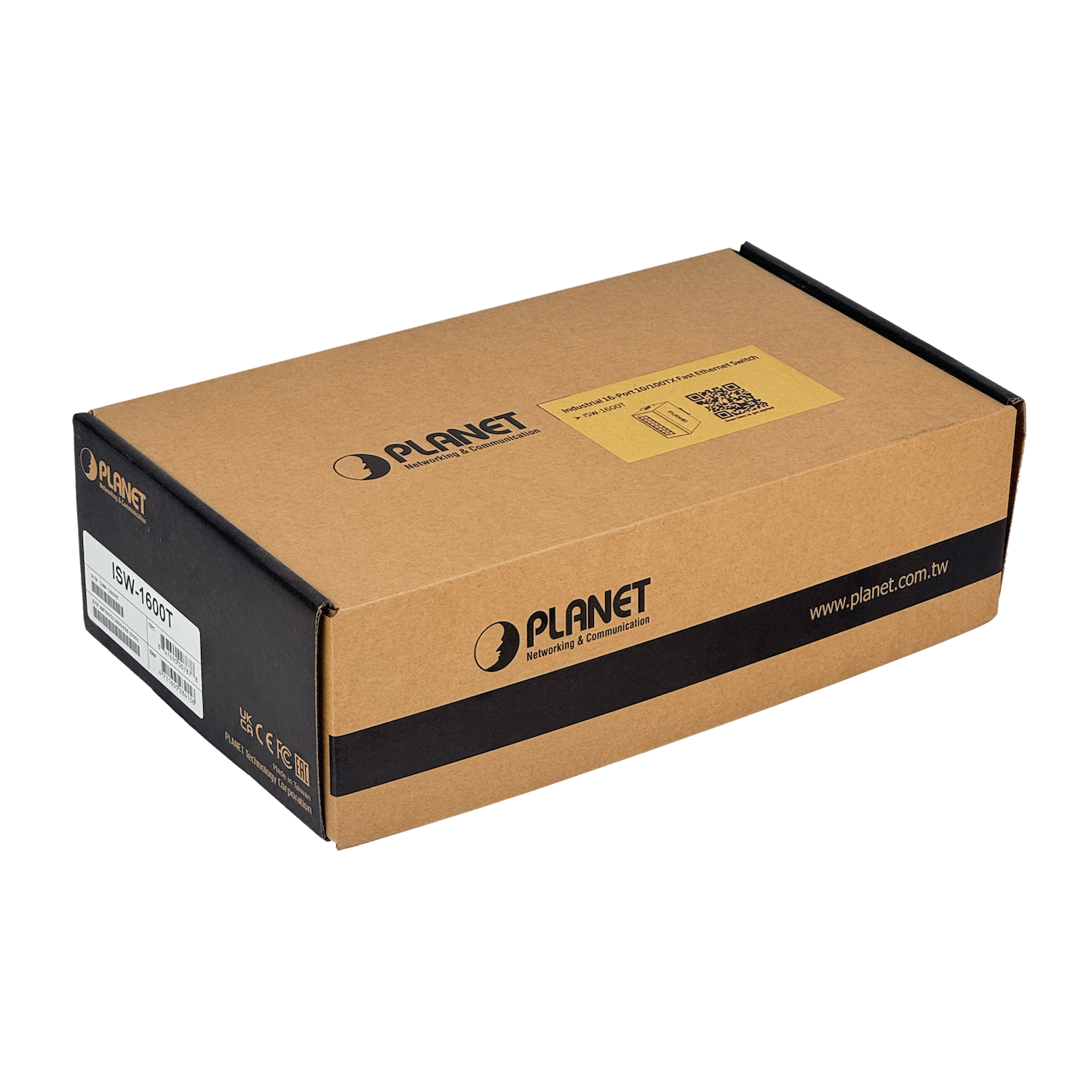 PLANET 16-100 Switch Industrial Riel-DIN no-Admin req/12-48VDC/24VAC 8