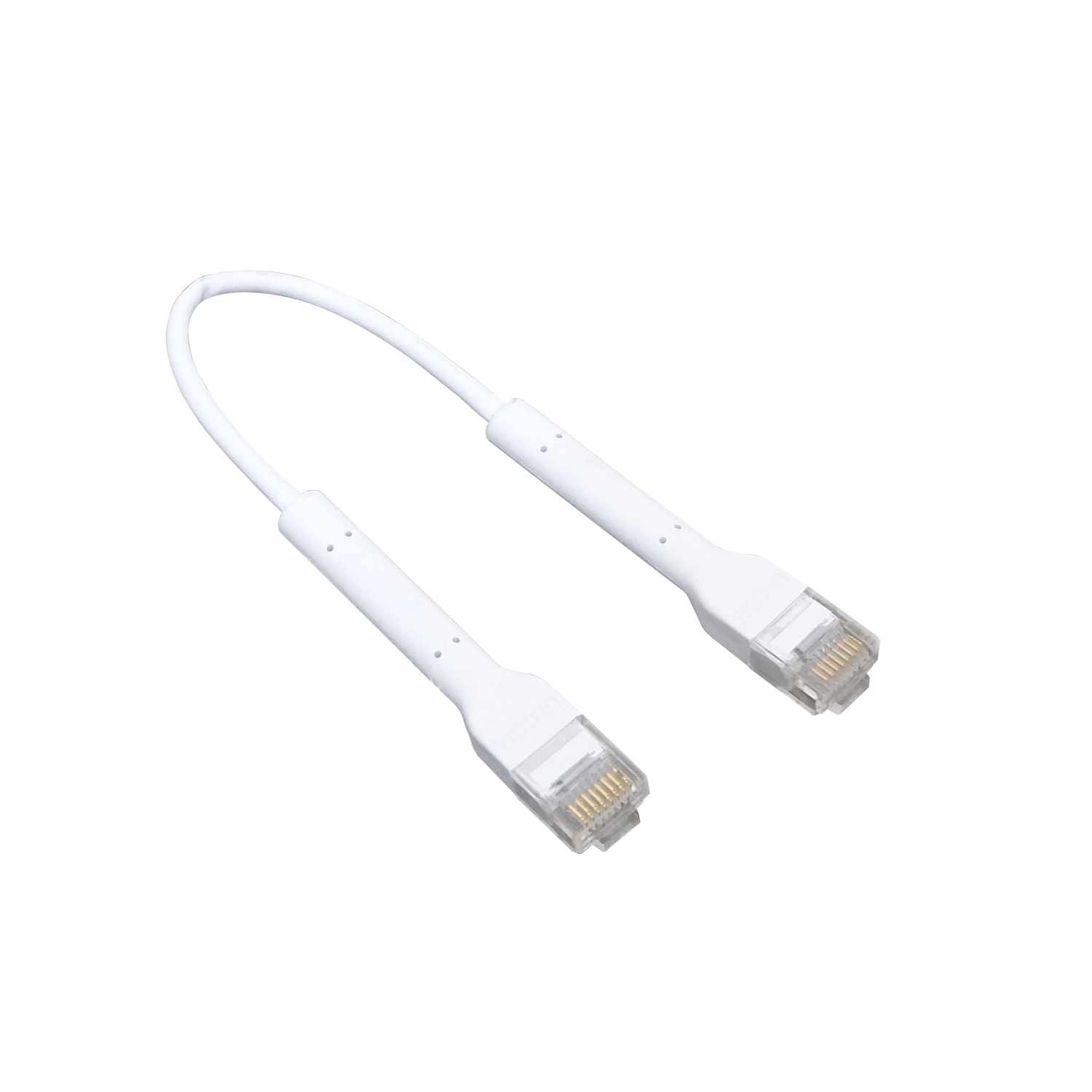 Cable Patch Cat6 Ubiquiti RJ45 Blanco 10cm Compacto 1