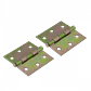 2-Bisagras 3x3-Pulg x1,6 3-Tornillos inc-12-Tornillos 76x76mm - Miniatura 4