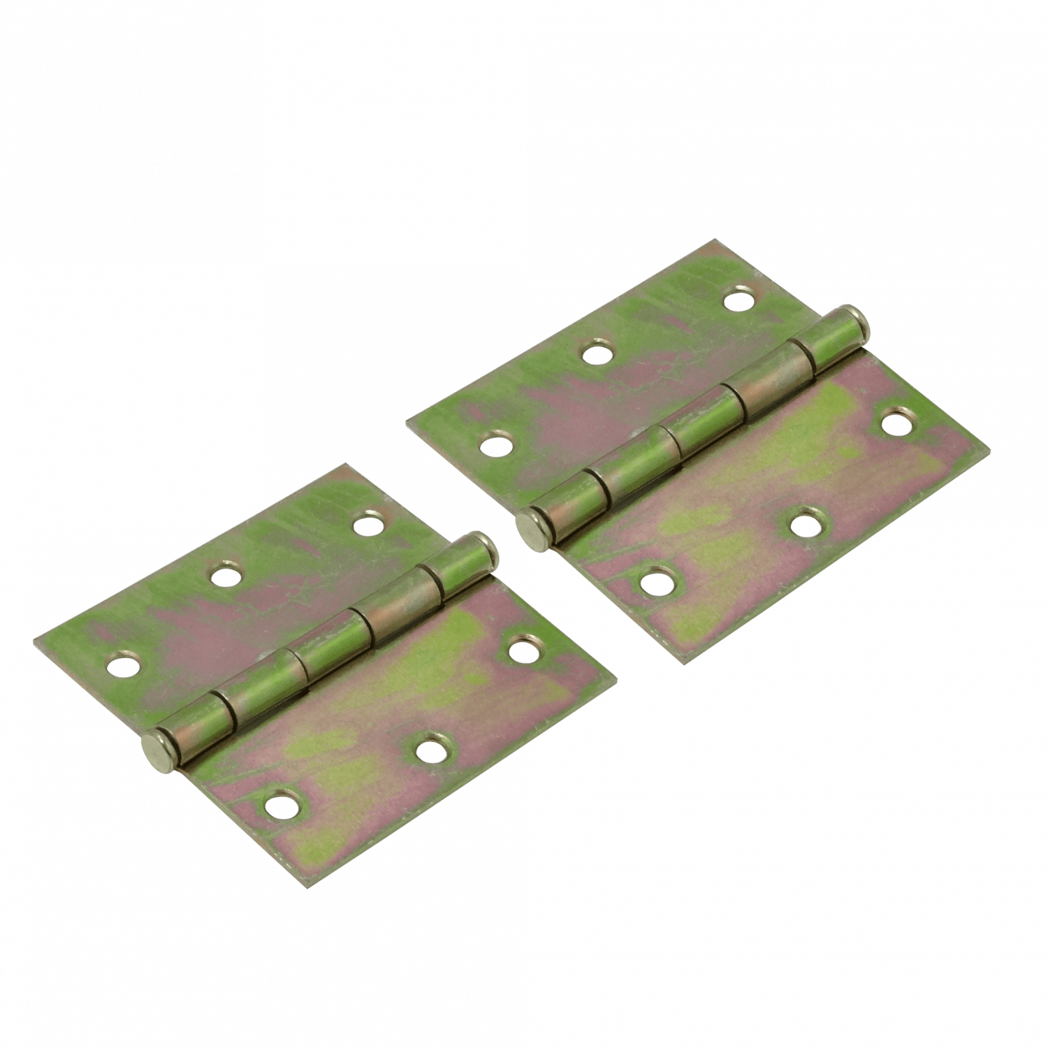 2-Bisagras 3,5x3,5-Pulg x2,0 3-Tornillos inc-12-Tornillos 89x89mm 4