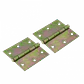 2-Bisagras 3,5x3,5-Pulg x2,0 3-Tornillos inc-12-Tornillos 89x89mm - Miniatura 4