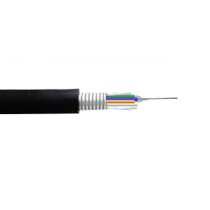 Cable de Fibra Óptica OM3 12 Fibras Multimodo GYTS con Armadura Metálica para Exterior - CF3612