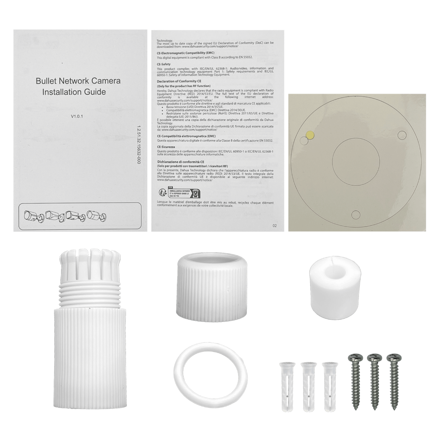 Cámara Bala Dahua 4MP Full Color 3.6mm PoE IR30m IP67 MicroSD SMD WizSense 3