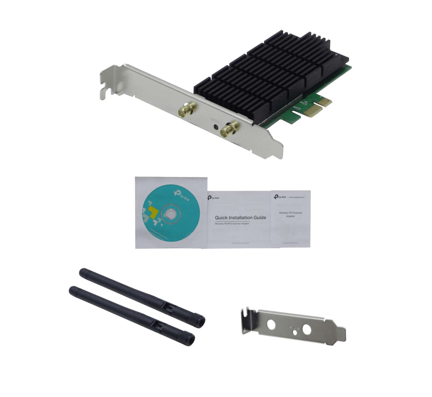 Tarjeta de Red Wi Fi PCIe TP-Link Archer T4E AC1200, Banda Dual 802.11ac, Beamforming, 2×2 MIMO 5