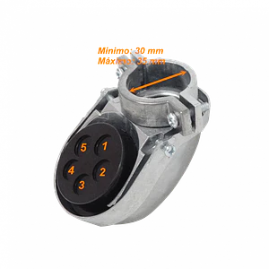 Tapa Superior de 32mm para Conduit EMT con 5 Salidas de Cable - LinkChip EMT32-CAP