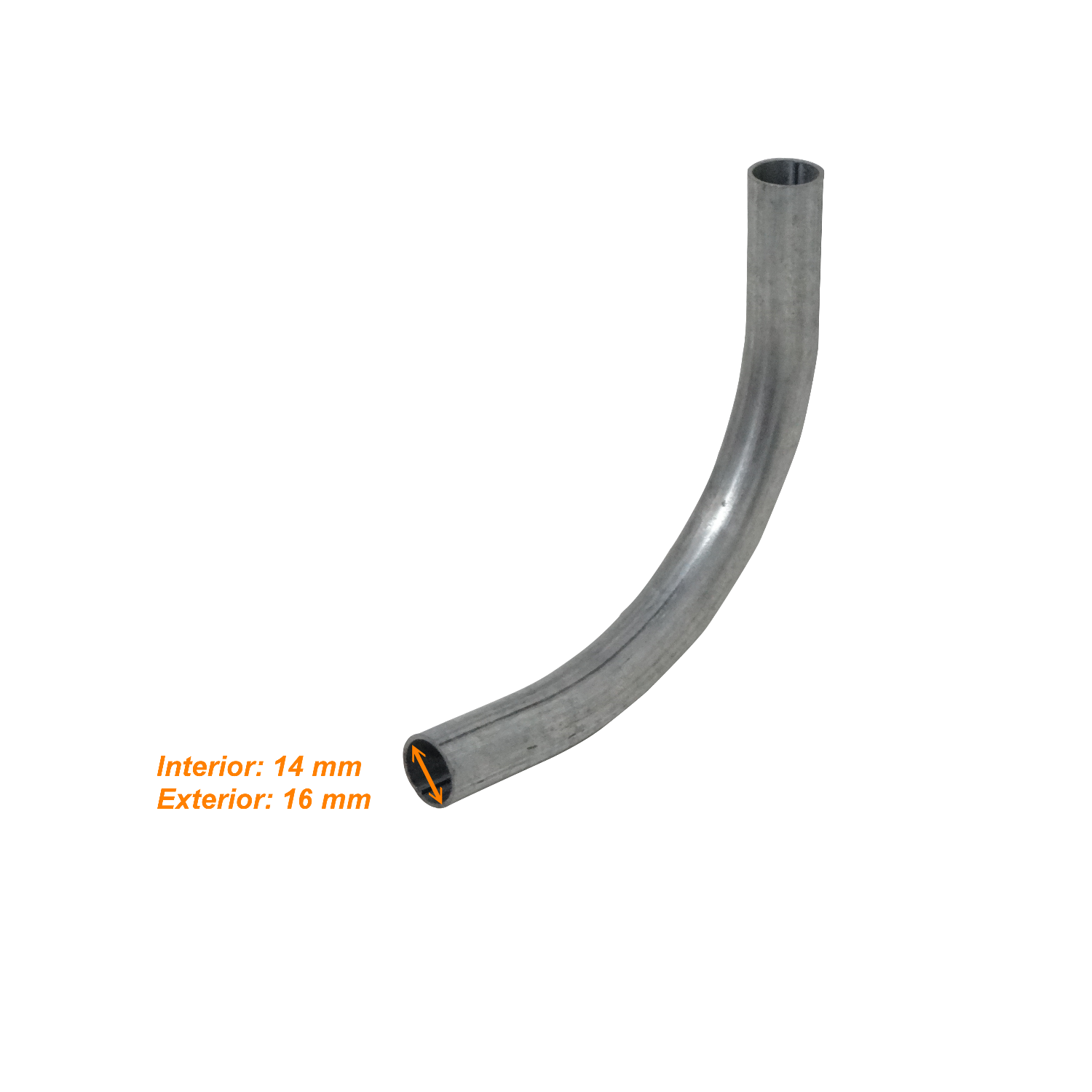 Codo Galvanizado de 16mm para Conduit Metálico Rígido - LinkChip EMT16-C 3