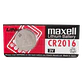 MAXELL Pila 1,6x20mm Litio Lithium Reloj 3V CR2016 - Miniatura 1