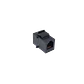 Negro 6P6C UTP Copla RJ12-RJ12 Keystone Feedthrough RJ25-RJ25 - Miniatura 1