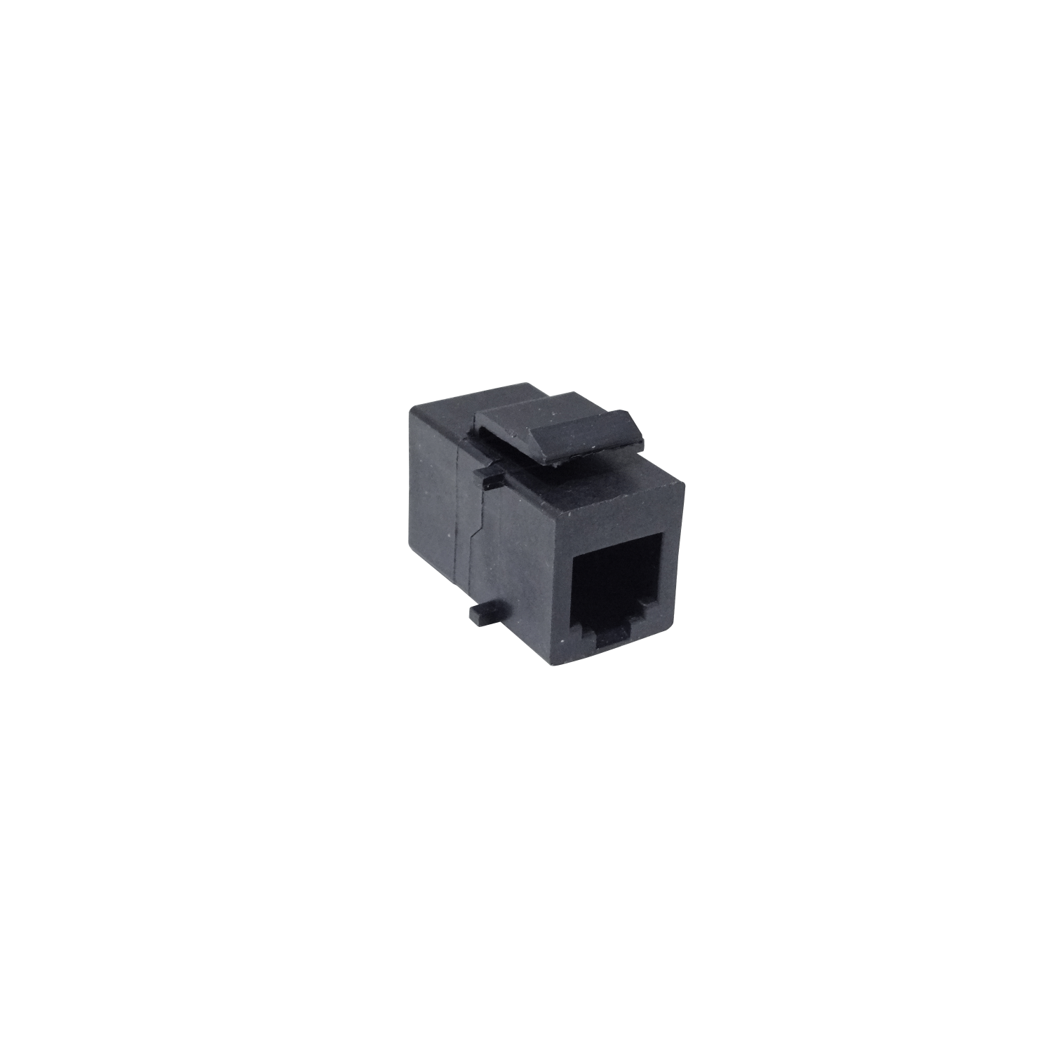Negro 6P6C UTP Copla RJ12-RJ12 Keystone Feedthrough RJ25-RJ25 2
