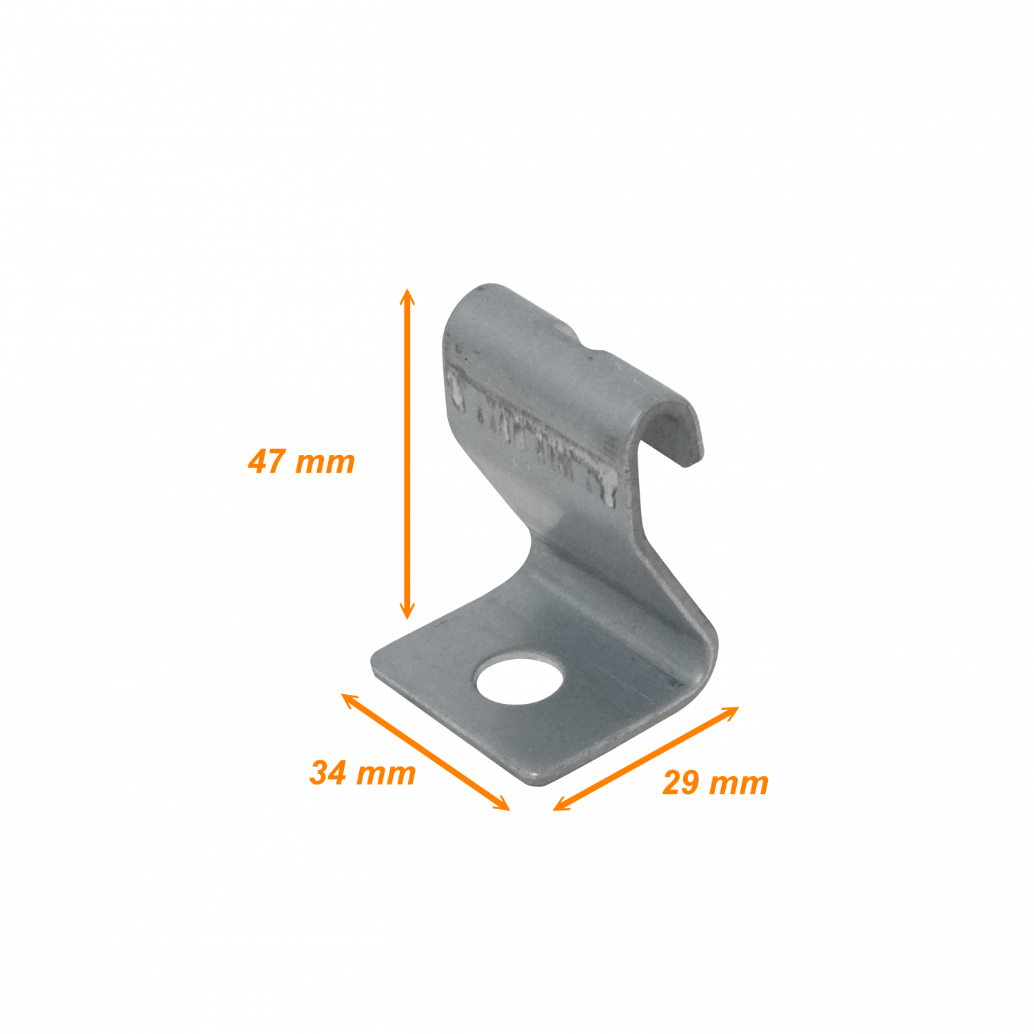 LINKCHIP Colgador Lateral Unit. p/Escalerilla Canasto Malla Hilo 3-7mm 3