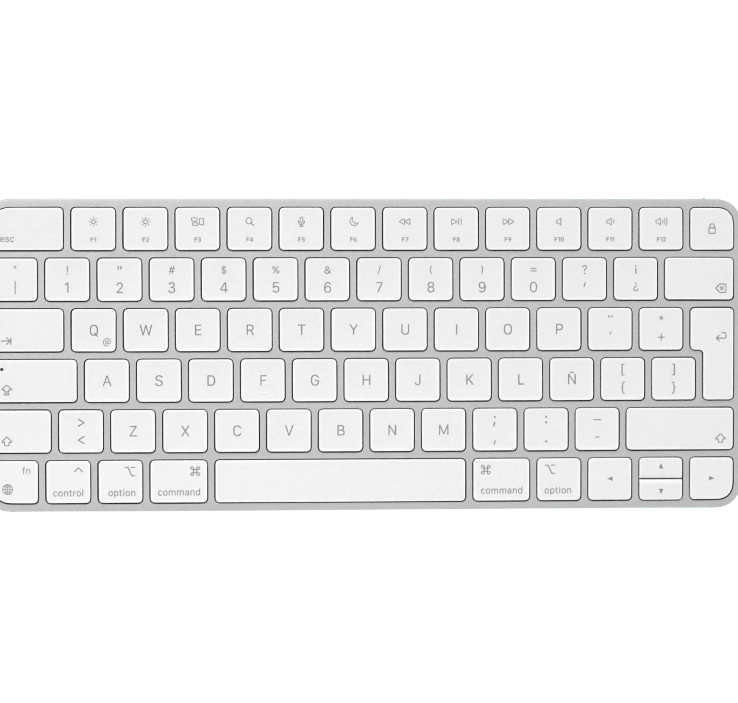 Teclado Apple Bluetooth Recargable sin numerico ni huella version Spanish original 6