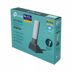 Adaptador USB TP-Link Archer TX20UH Wi-Fi 6 AX1800 con antenas externas y doble banda