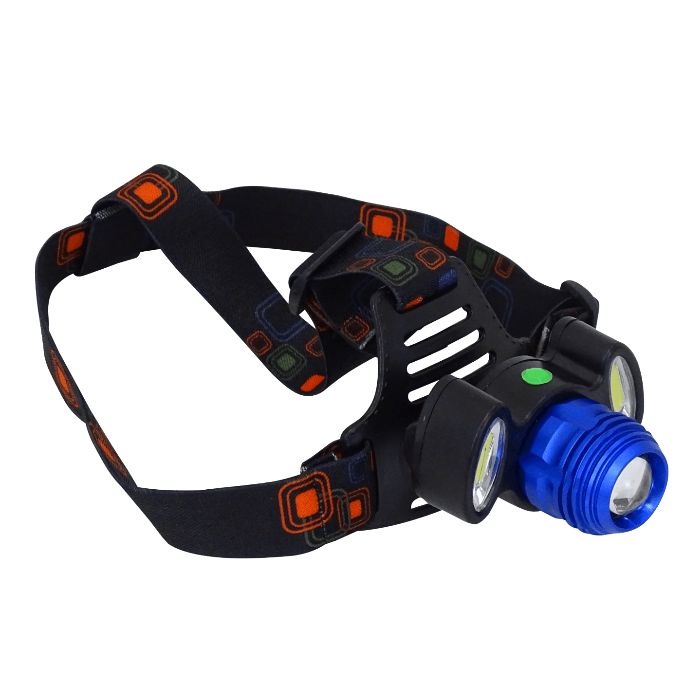 Linterna 3-LED Cintillo p/Cabeza pila interna de Litio Recargable 2