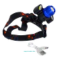 Linterna 3-LED Cintillo p/Cabeza pila interna de Litio Recargable - Miniatura 4