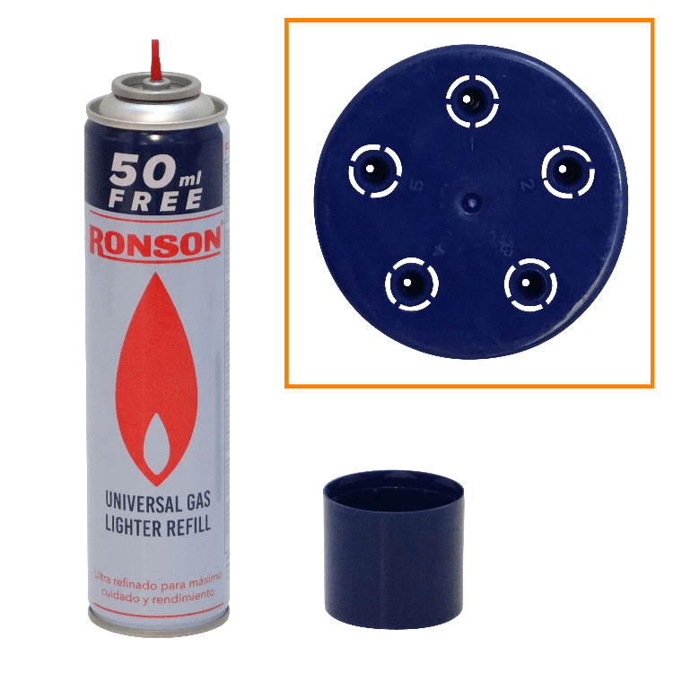 RONSON Recarga Gas Butano 300ml UN2037 2