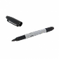 SHARPIE Twin Tip Negro Permanente Marcador Plumon unidad 1805635 - Miniatura 2