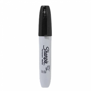SHARPIE Chisel Ancho Negro Permanente Marcador Plumon unidad 1939487