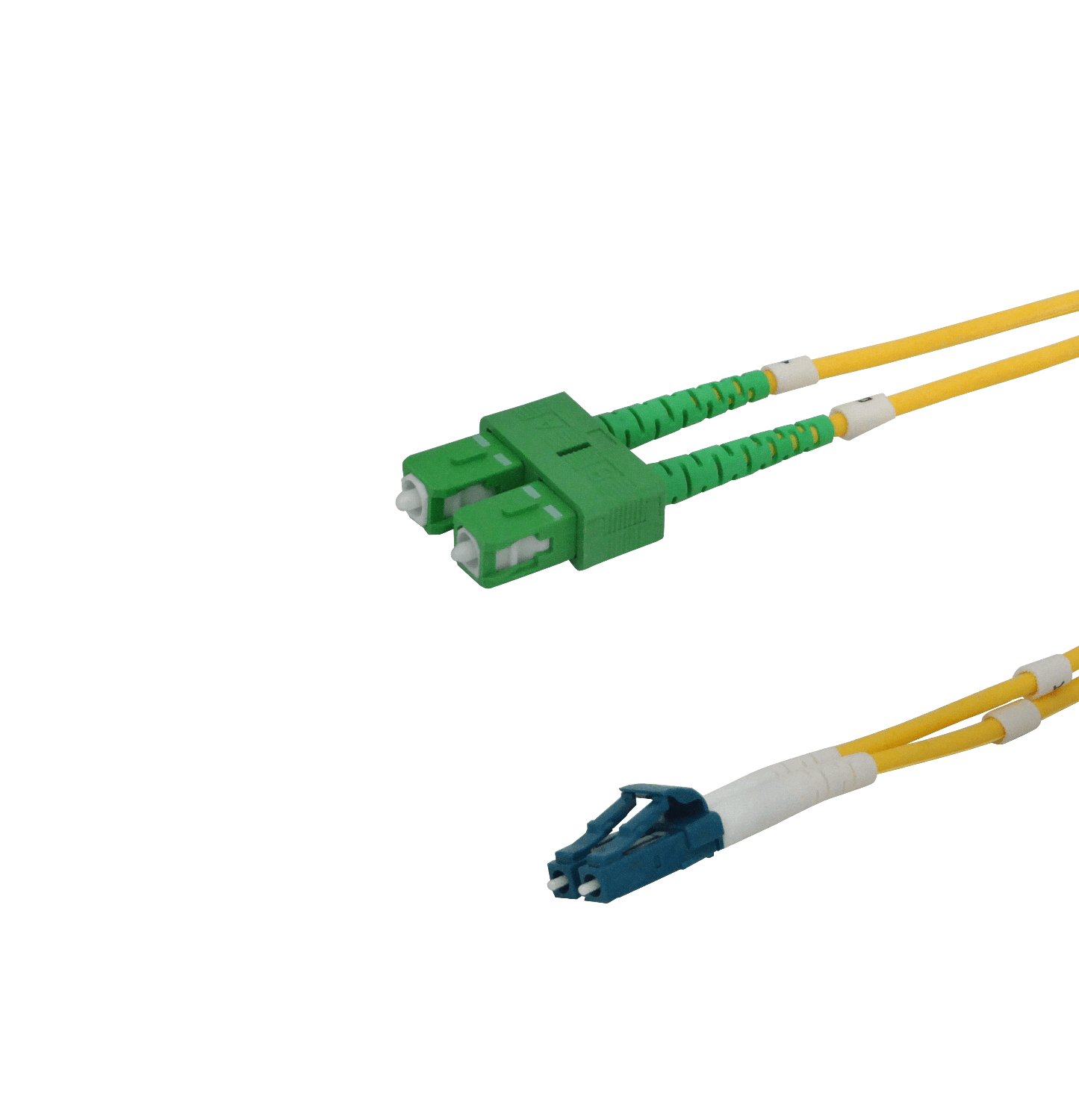 3mt SC/APC-LC/UPC MonoModo SM Duplex Jumper Cable Fibra 9/125um 3mm 2