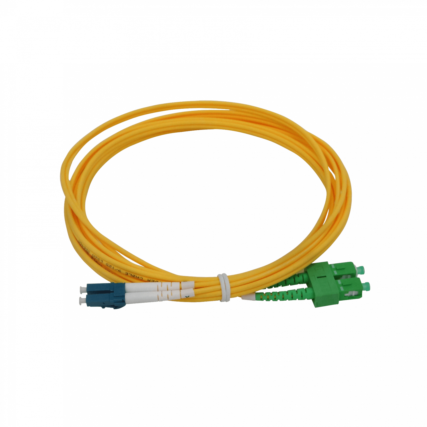 3mt SC/APC-LC/UPC MonoModo SM Duplex Jumper Cable Fibra 9/125um 3mm 3