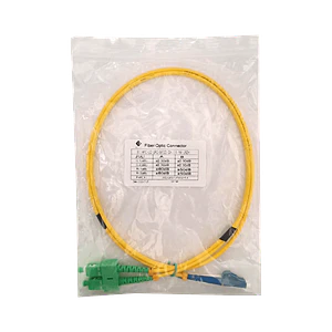 1mt SC/APC-LC/UPC MonoModo SM Duplex Jumper Cable Fibra 9/125um 3mm