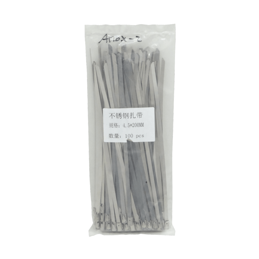 Amarra 200x4,5mm Acero Inoxidable 0,3mm 100-unidades Metalica 3