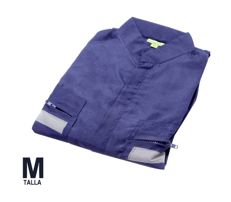 M Azul 44/46 Alt-172cm Overol Poplin Cintas-Reflectantes Poliester 2
