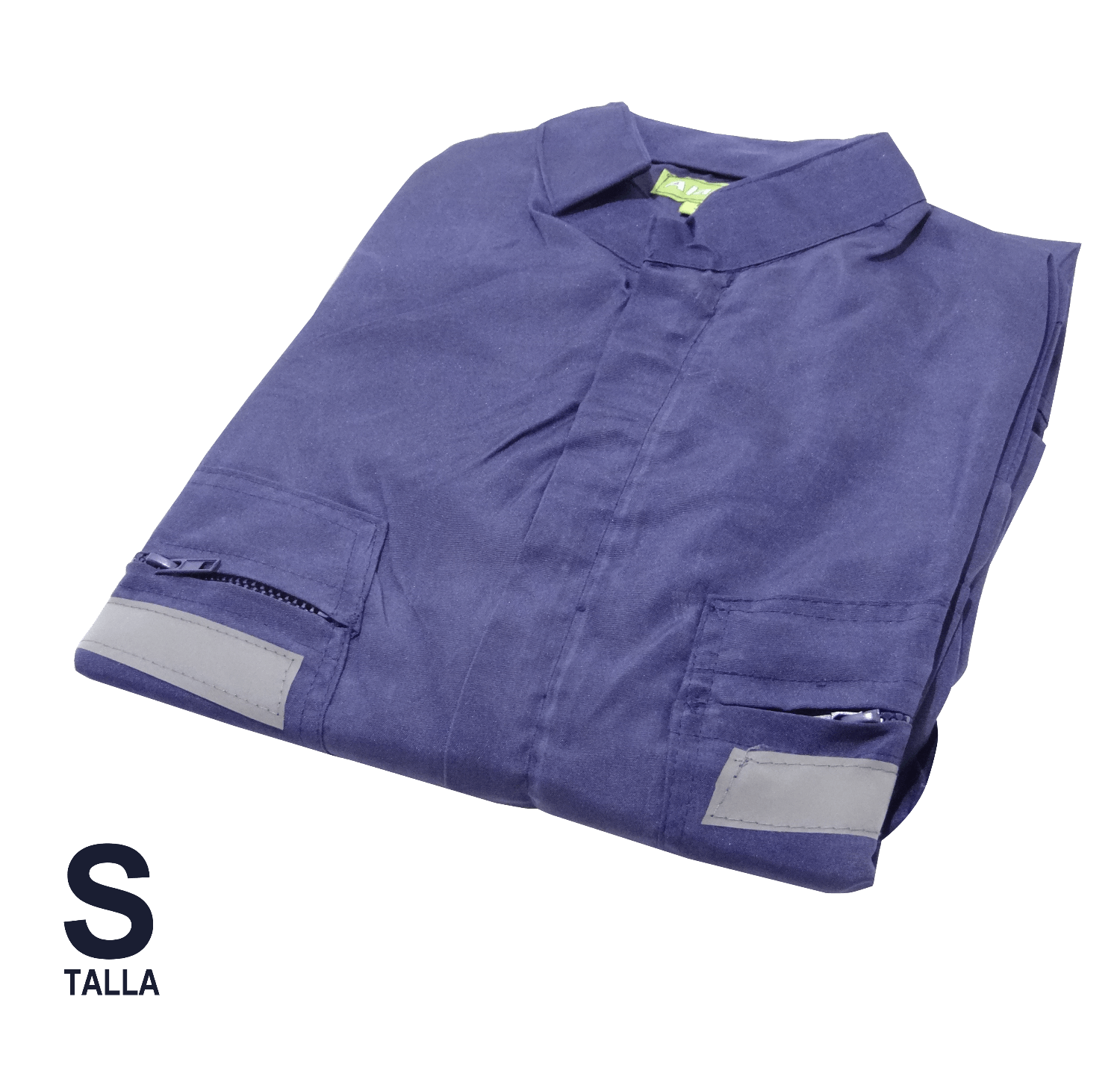 S Azul 42/44 Alt-168cm Overol Poplin Cintas-Reflectantes Poliester 1