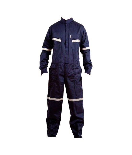 S Azul 42/44 Alt-168cm Overol Poplin Cintas-Reflectantes Poliester 2
