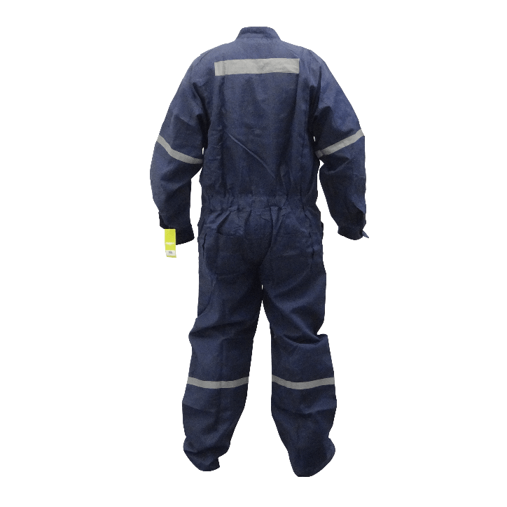 Overol Poplin Cintas-Reflectantes Poliester XXL Azul 50/52 Alt180cm  3