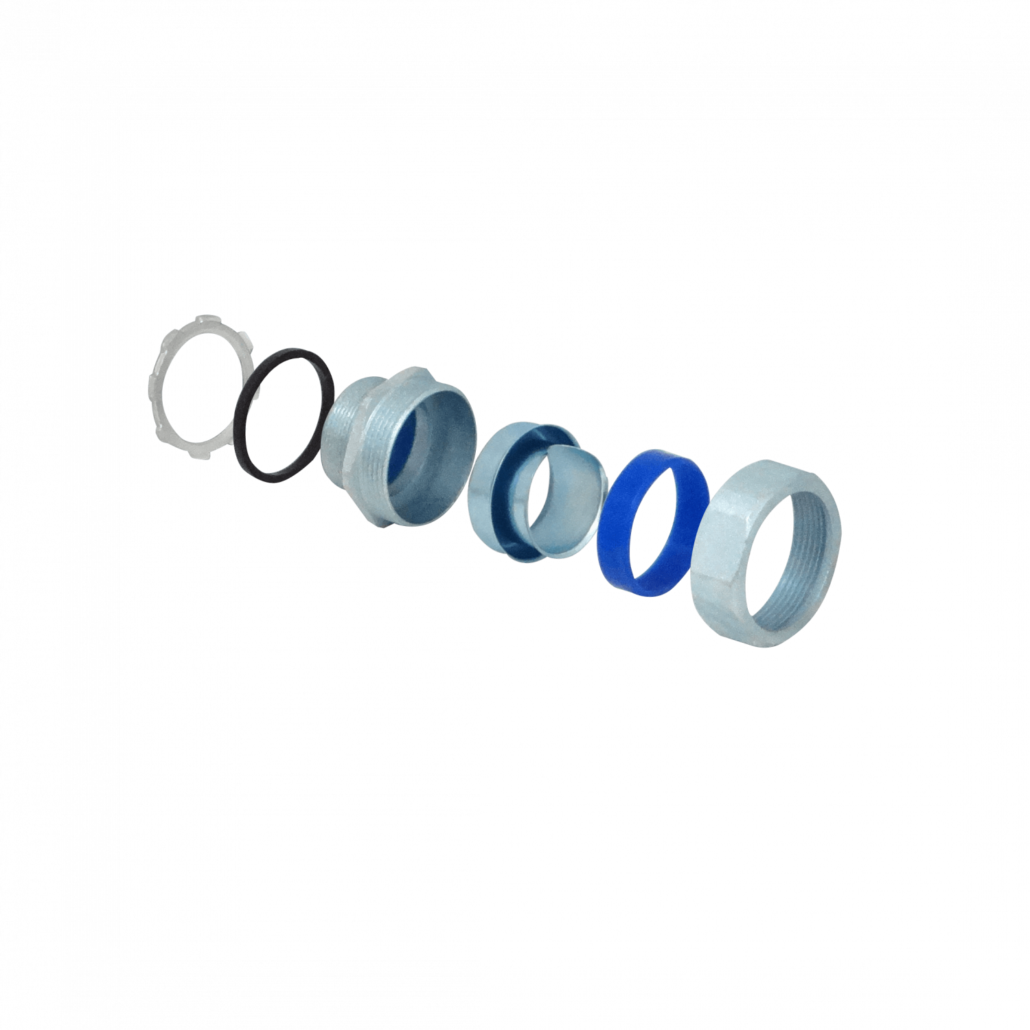 Metalico 40mm Prensa Estopa para Flexible Aislacion IP65 4