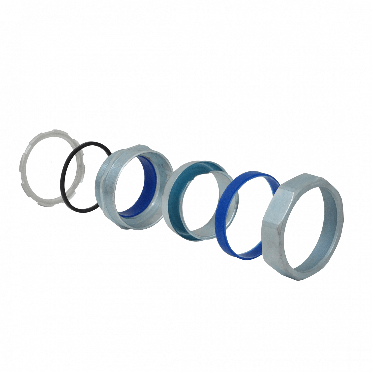 Metalico 3-Pulg Prensa Estopa para Flexible Aislacion IP65 1