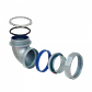 Metalico 3-Pulg Codo Prensa Estopa para Flexible Aislacion IP65 - Miniatura 2