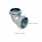 Metalico 3-Pulg Codo Prensa Estopa para Flexible Aislacion IP65 - Miniatura 3
