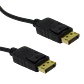 Cable DisplayPort Macho a Macho, 1.8 Metros, Negro - Miniatura 2