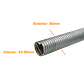 Solo-Metal 90mm Rollo-15mts Conduit Flexible Diametros ext/int 90/84mm - Miniatura 2