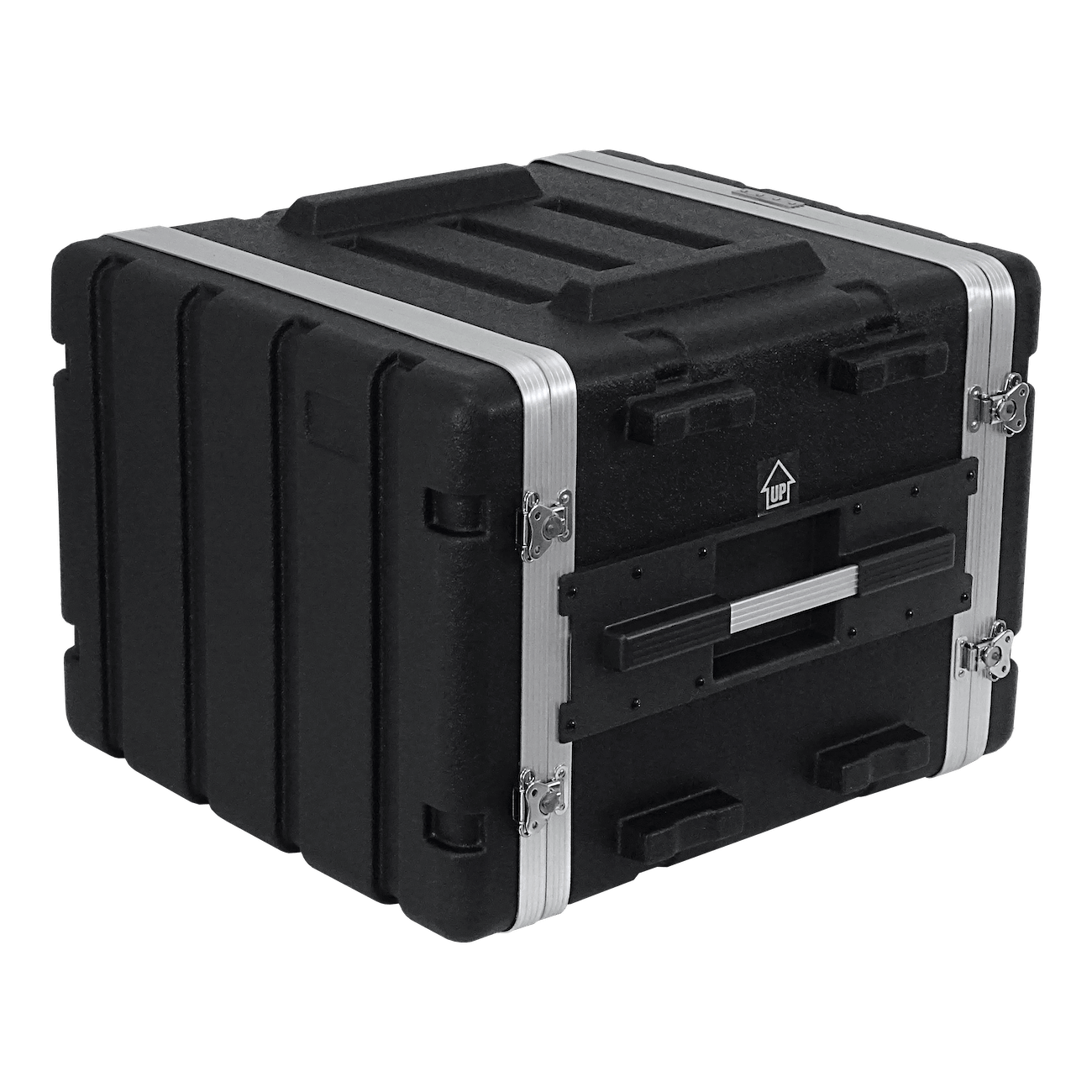 Rack Portátil de Plástico 8U, 42cm Fondo, 2 Tapas, Para Exteriores, Negro 4