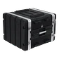 Rack Portátil de Plástico 8U, 42cm Fondo, 2 Tapas, Para Exteriores, Negro - Miniatura 4