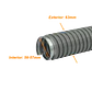 Conduit Flexible Metálico 63mm 25m Cubierto en PVC, M63-25 - Miniatura 1