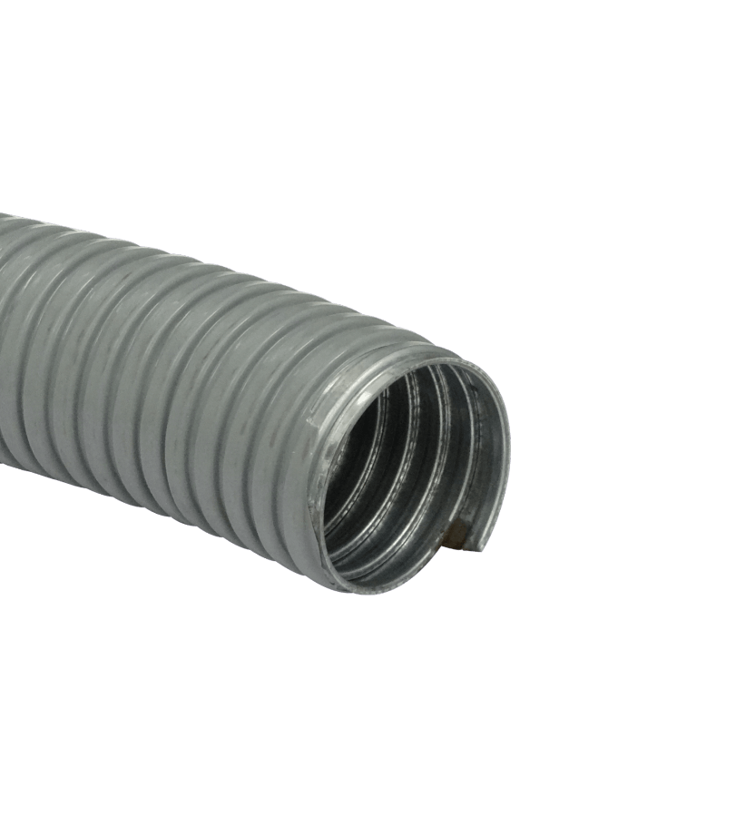 Conduit Flexible Metálico 90mm 10m Cubierto en PVC, M90-10 2