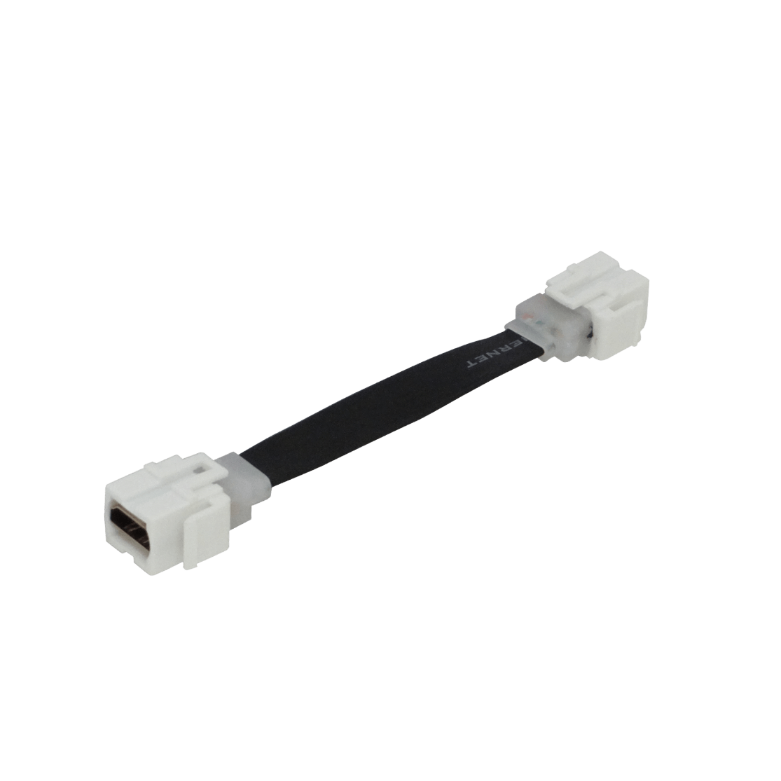 HDMI 15cm-Cable-Plano Hembra-Hembra Keystone Blanco 2