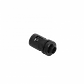 10mm Salida Caja Prensa Estopa p/Conduit Flexible Plastico Negro - Miniatura 2