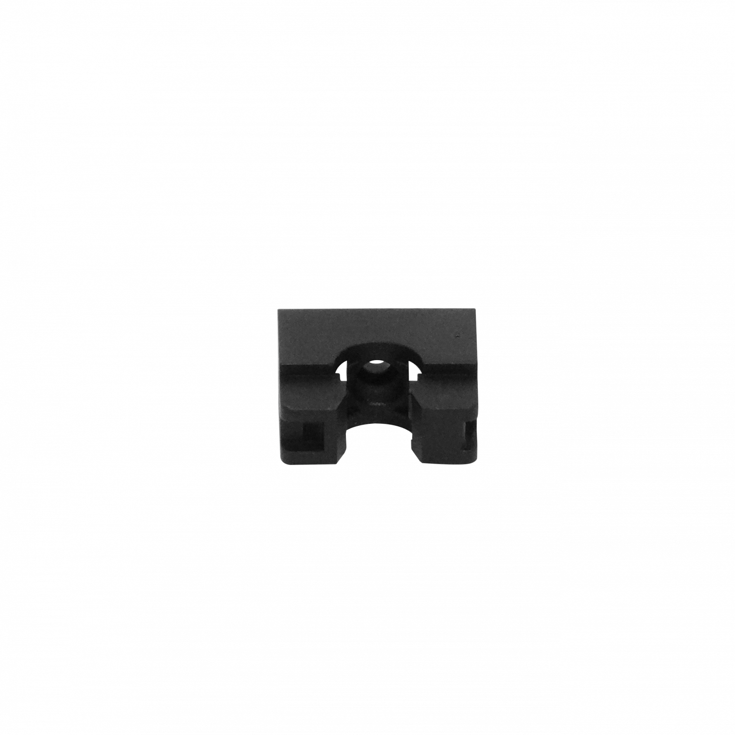 10mm Soporte Abrazadera para Conduit Flexible Plastico Negro PA 2